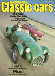 THOROUGHBRED & CLASSIC CARS 1983 APR - J2X TEST, ALFA GTV